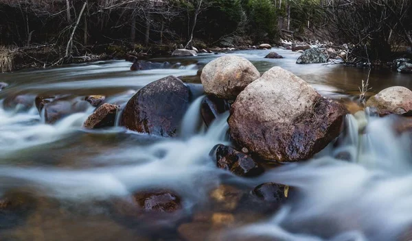 Paisagem Vrain Creek Médio Raymond Colorado — Fotografia de Stock