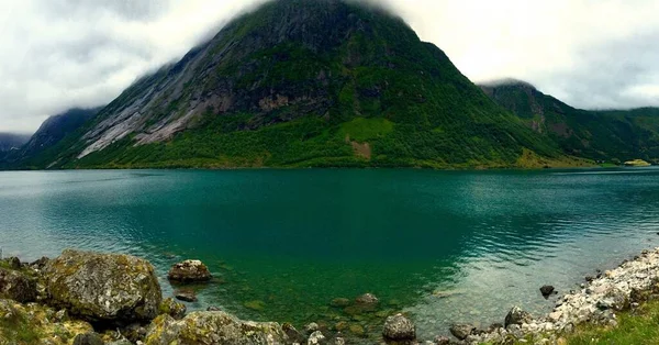 Krásná Denní Krajina Norské Přírody — Stock fotografie