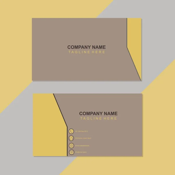 Business Card Design Company Individual — Stock Photo, Image