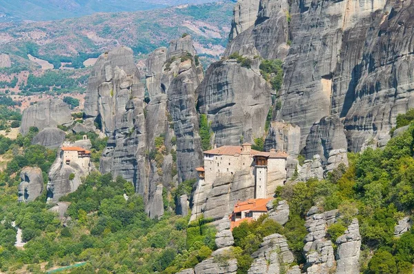 Meteora Herkes Için Yunanlılar Yabancılar Için Ülkenin Önemli Eğlencelerinden Biri — Stok fotoğraf