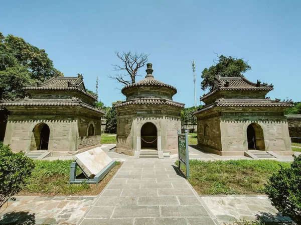 Beau Cliché Complexe Tombes Des Eunuques Tianyi Dans Région Pékin — Photo