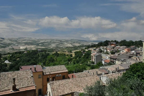 Panoramic View Pietragalla Village Basilicata Region Italy — Fotografia de Stock