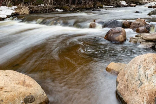 Landschaft Des Middle Vrain Creek Raymond Colorado — Stockfoto