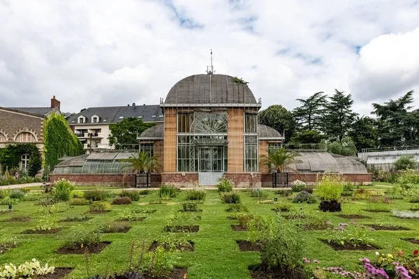 Nantes France Greenhouse Jardin Des Plantes Garden City — Stock Photo, Image