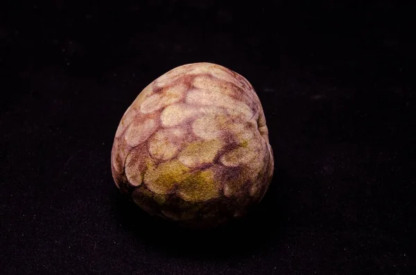 Verde Fresco Castanho Cherimoya Madura Fruta Tropical — Fotografia de Stock