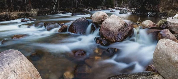 Landschaft Des Middle Vrain Creek Raymond Colorado — Stockfoto