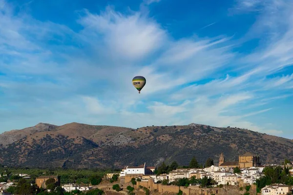 Ronda Malaga Espagne Juin 2022 Montgolfière Dans Ciel Dessus Ville — Photo