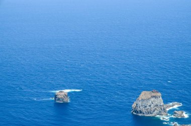 El Hierro Kanarya Adası İspanya'nın havadan görünümü