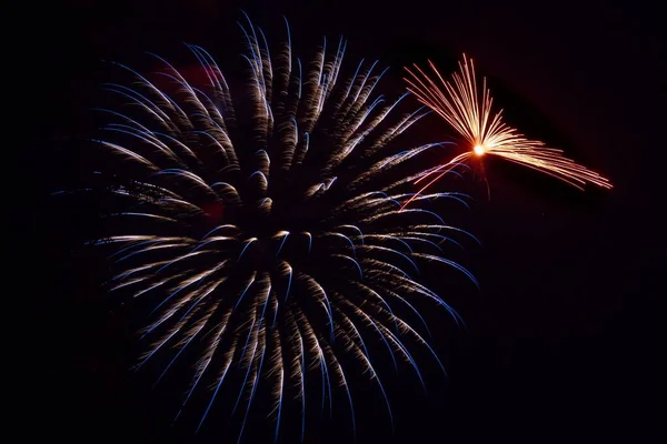 Giorno Dell Indipendenza Luglio Fuochi Artificio — Foto Stock