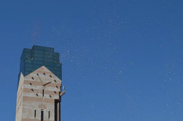 Torre Del Edificio Del Municipio Ereván Armenia — Foto de Stock