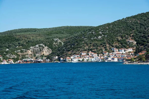 Agia Kyriaki Von Cruise Der Nähe Von Trikeri Griechenland — Stockfoto