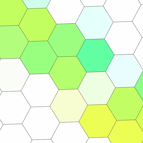 Геометрия Шестиугольная Стена Текстура Фона Многоцветные Обои Рисунок Медового Узора — стоковое фото