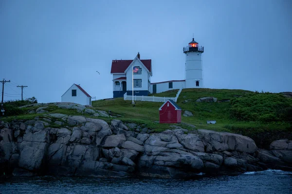 Phare Cape Neddick York Maine Usa — Photo