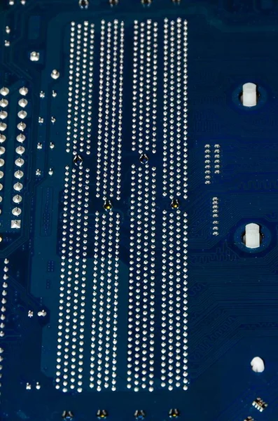 Makro Fotografie Elektronického Obvodu Pcb Lighting — Stock fotografie