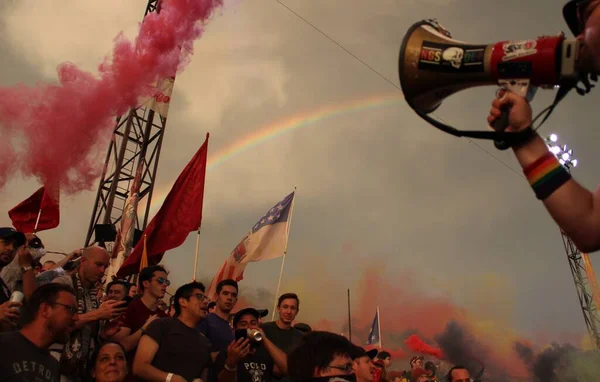 Supporters Detroit City Football Club — Stock Photo, Image