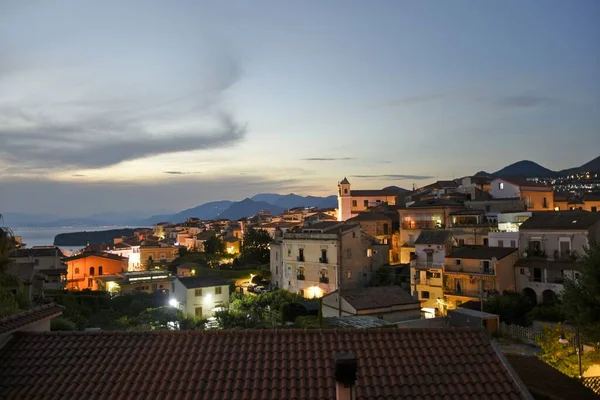 Una Splendida Vista Edifici San Nicola Arcella Calabria — Foto Stock
