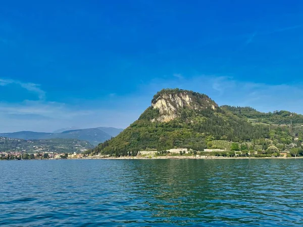 Vue Aérienne Magnifique Lac Près Des Montagnes Été — Photo