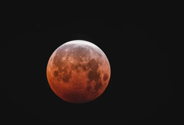 Super Blood Moon Seen Fermont — Stock Photo, Image