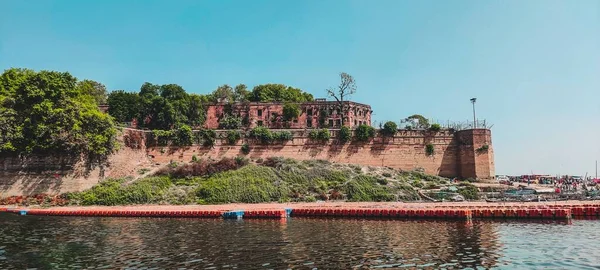 印度的Prayagraj或Allahabad要塞全景 — 图库照片