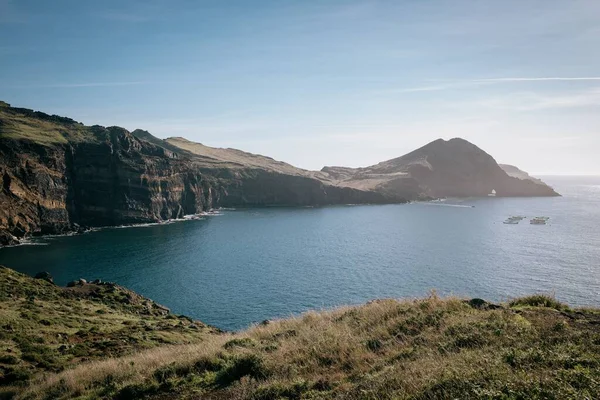 Uma Bela Vista Ilha Madeira Rodeada Oceano Portugal — Fotografia de Stock