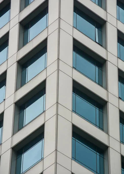 View Modern Building Reflective Windows — Stock fotografie