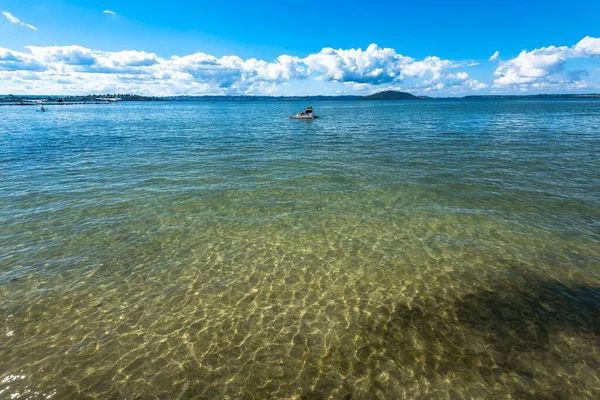 Uma Bela Paisagem Lago Azul Rotorua North Island Nova Zelândia — Fotografia de Stock