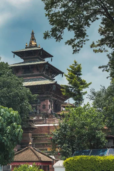 Historiska Tempel Beläget Kungliga Palatsets Lokaler Nepals Tidigare Kungliga Palats — Stockfoto