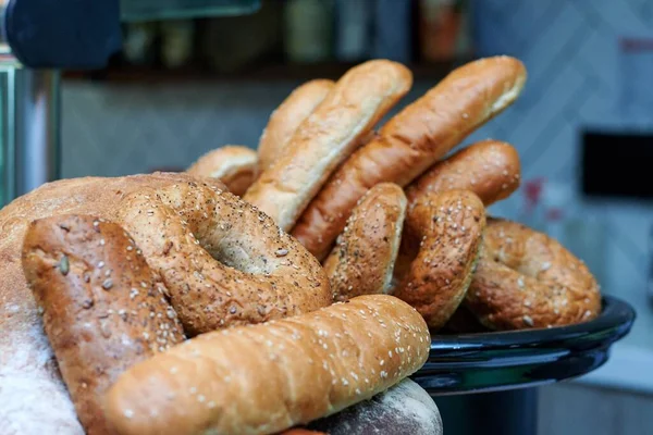 Shot Various Types Breads — Stock Photo, Image