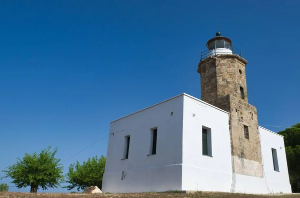 Katakolo Lighthouse Greece Built 1865 Height Tower Made Stone Reaches — Stock Photo, Image