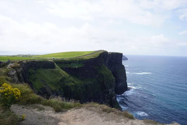 Uitzicht Kliffen Boven Zee Ierland Zomer — Stockfoto