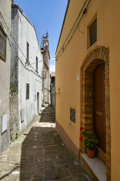 Narrow Street Old Houses Pietragalla Village Basilicata Region Italy — Fotografia de Stock