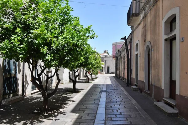 Street Historic Center Specchia Medieval Town Puglia Region Italy — Photo