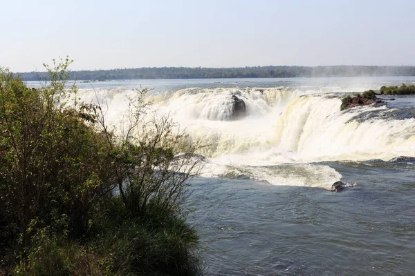 Paysage Naturel Une Cascade Dans Mer — Photo