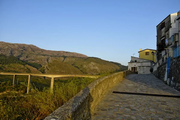 Street San Nicola Arcella Village Calabria Region Italy — Stock Photo, Image