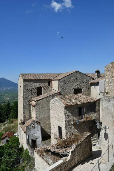 Oude Huizen Van Guardia Sanframondi Een Dorp Provincie Benevento Italië — Stockfoto