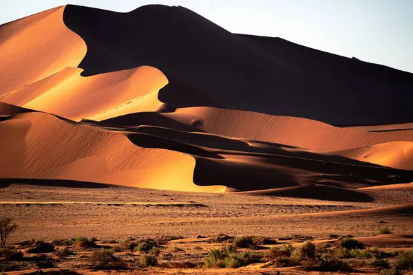 Uma Paisagem Cênica Big Mama Dune Sossusvlei Deserto Namíbia Namíbia — Fotografia de Stock