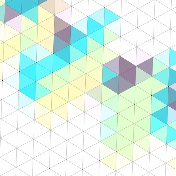 Retro Abstracto Artistic Low Polygon Triangle Strip Geometric Grid Mesh — Foto de Stock