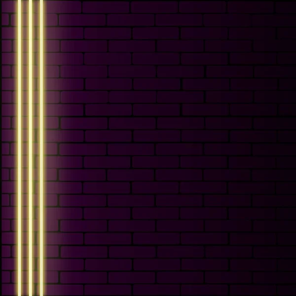 Estetyczne Tło Ciemnej Ściany Jasnymi Neonowymi Ozdobami Dla Twoich Postów — Zdjęcie stockowe