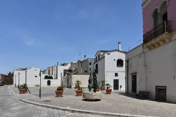 Street Historic Center Specchia Medieval Town Puglia Region Italy — 图库照片