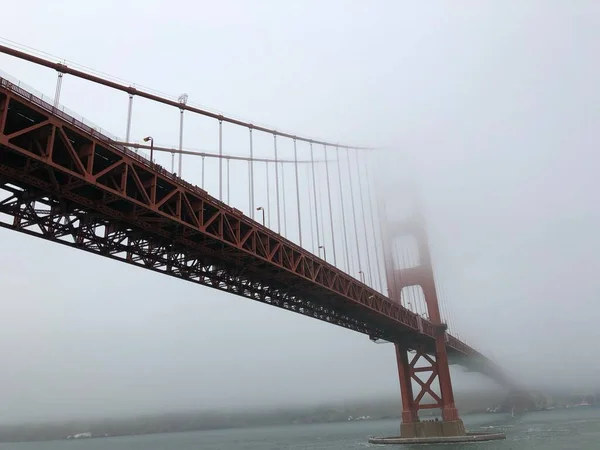 Golden Gate Híd San Franciscóban Kaliforniában Usa Ban Egy Ködös — Stock Fotó