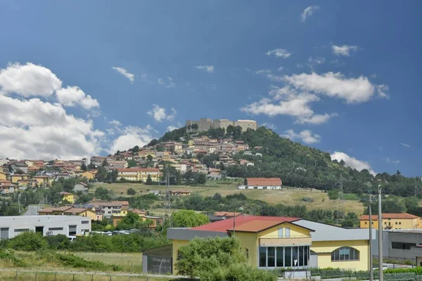 Panoramic View Lagopesole Small Village Basilicata Region Italy — Stock Photo, Image