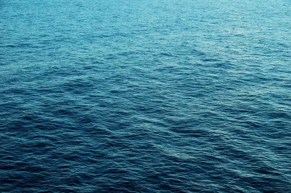 Blue Water Texture Mönster Vid Middagstid Atlanten — Stockfoto