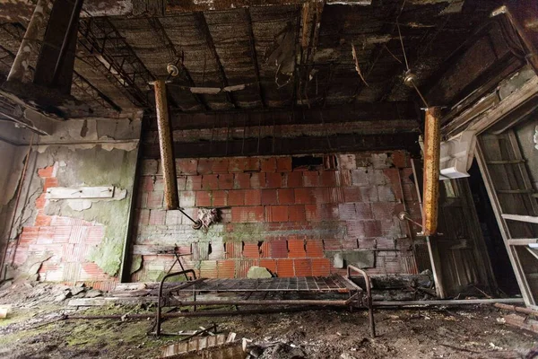 Interior Abandonado Arruinado Edificio — Foto de Stock