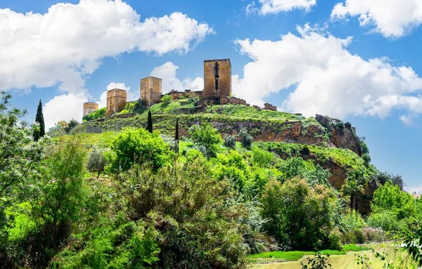 Vista Parque Retama Castelo Alcala Guadaira Sevilha Espanha — Fotografia de Stock