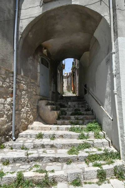 Narrow Street Old Houses Pietragalla Village Basilicata Region Italy —  Fotos de Stock