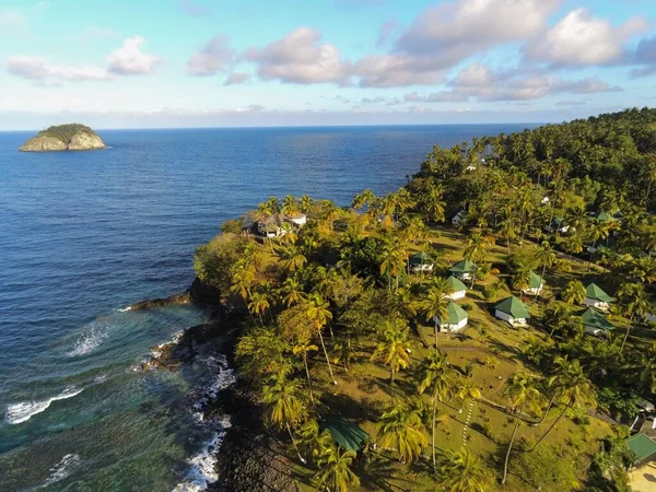 Aerial View Santana Resort Sao Tome Africa — Stock Photo, Image