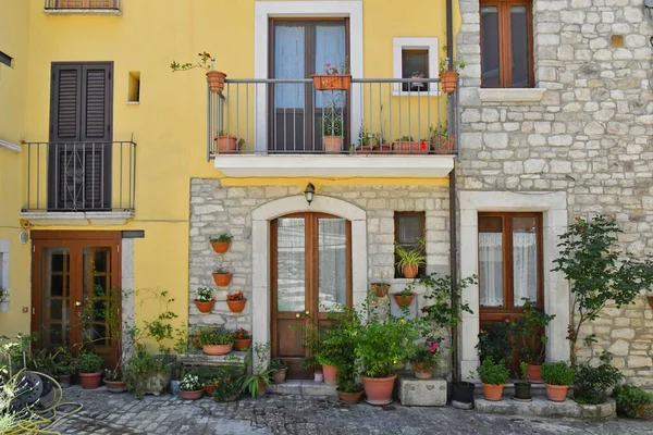 Old House Pietrelcina Village Province Benevento Italy — kuvapankkivalokuva