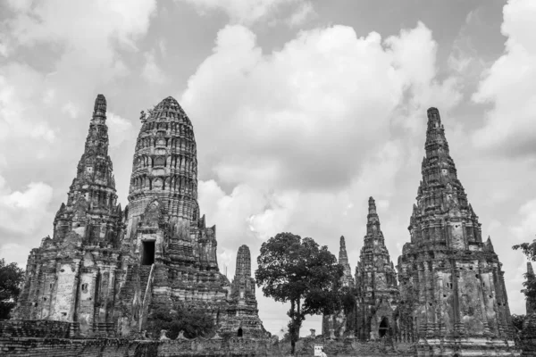 Der Thailändische Tempel Wat Chai Watthanaram Ayutthaya Thailand Südostasien — Stockfoto