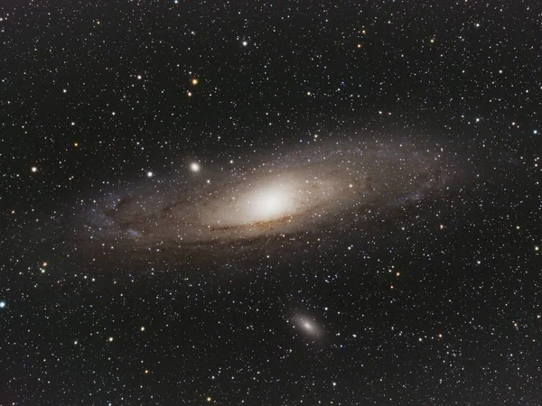 Галактика Андромеды Космосе — стоковое фото