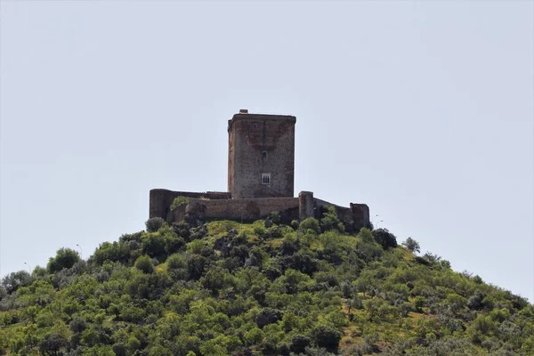 Beau Cliché Château Feria Dans Province Badajoz Espagne — Photo